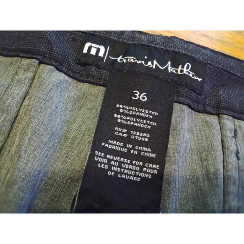 Travis Matthew Mens Size 36x10 Charcoal Golf Shorts Nylon Poly Stretch - Picture 5 of 8